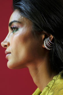  Triple Row Crystal Ear Cuff