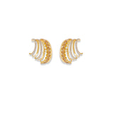 Triple Row Crystal Ear Cuff