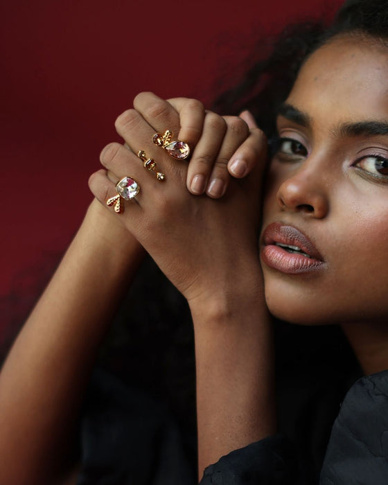 Asymmetric Multi-Crystal Ring