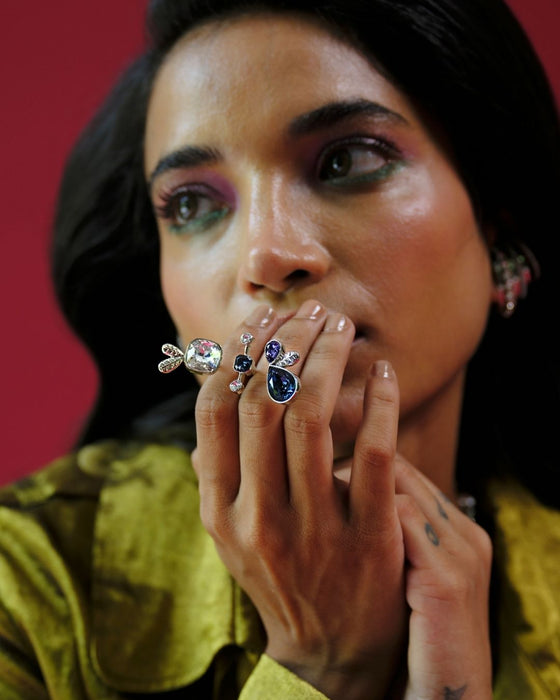 Asymmetric Multi-Crystal Ring