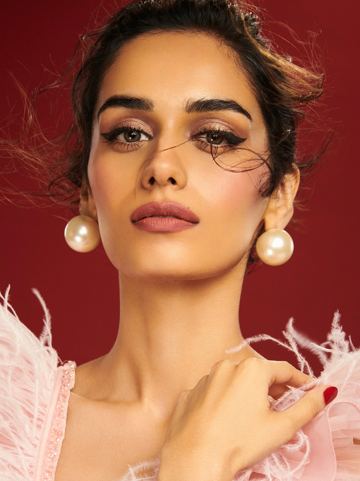 Manushi Chillar in XXL Royal studs