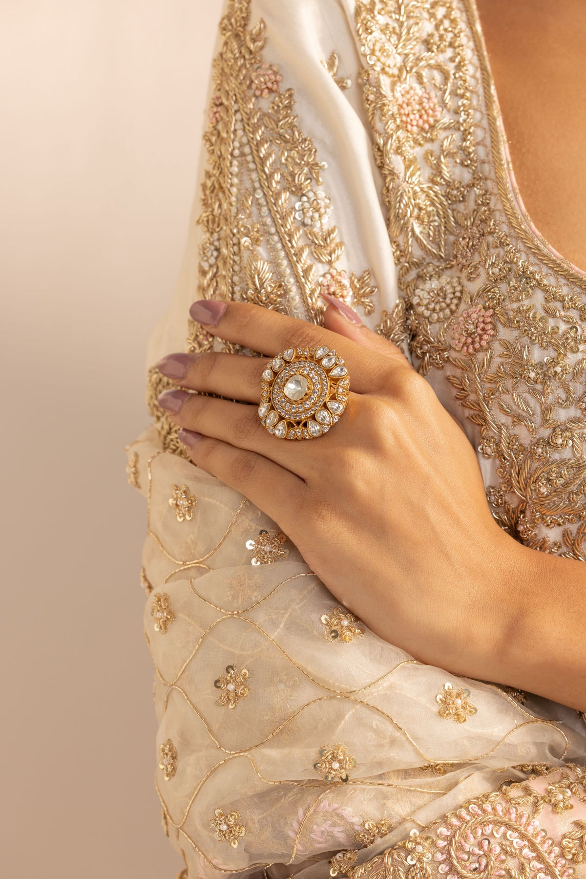 Ira Moissanite Statement Ring