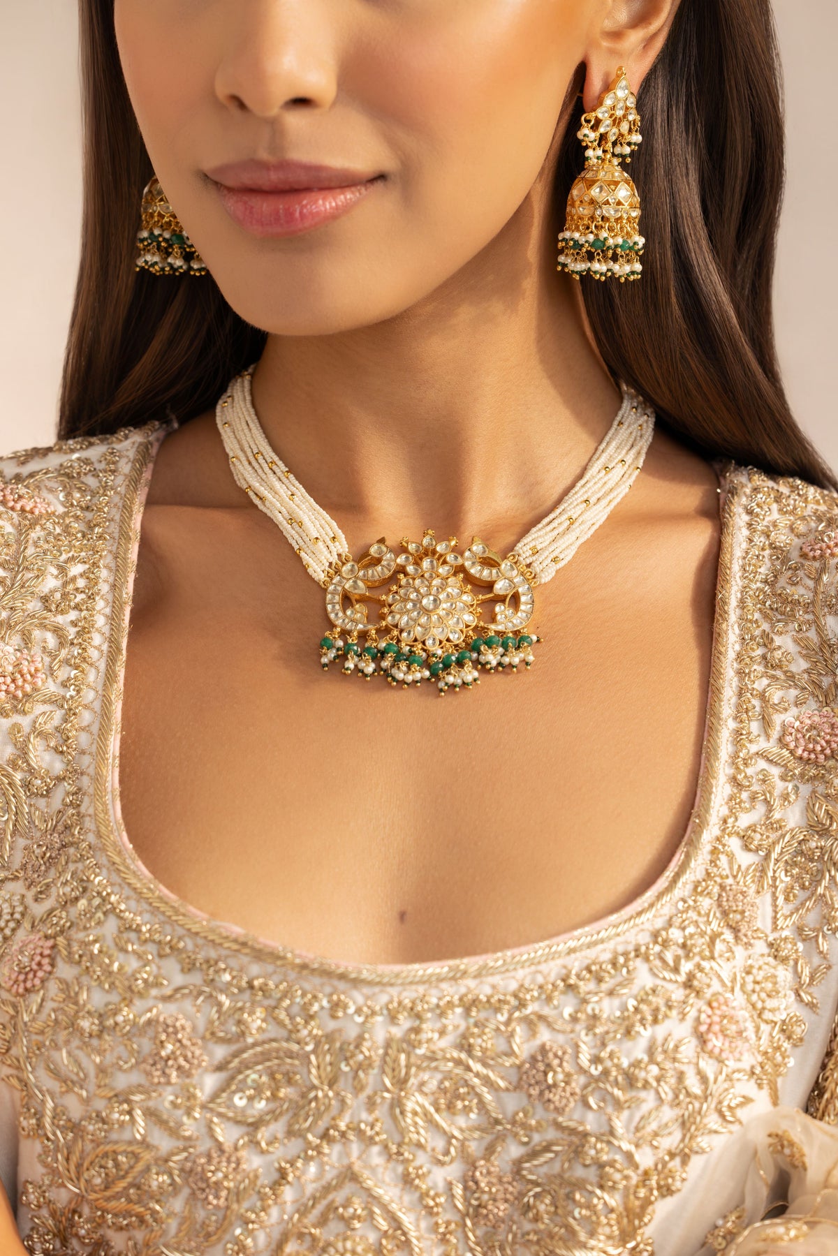 Gulzar Kundan Choker Set