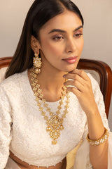 Nityara Moissanite Necklace Set