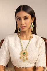 Maharani Moissanite Pendant Set
