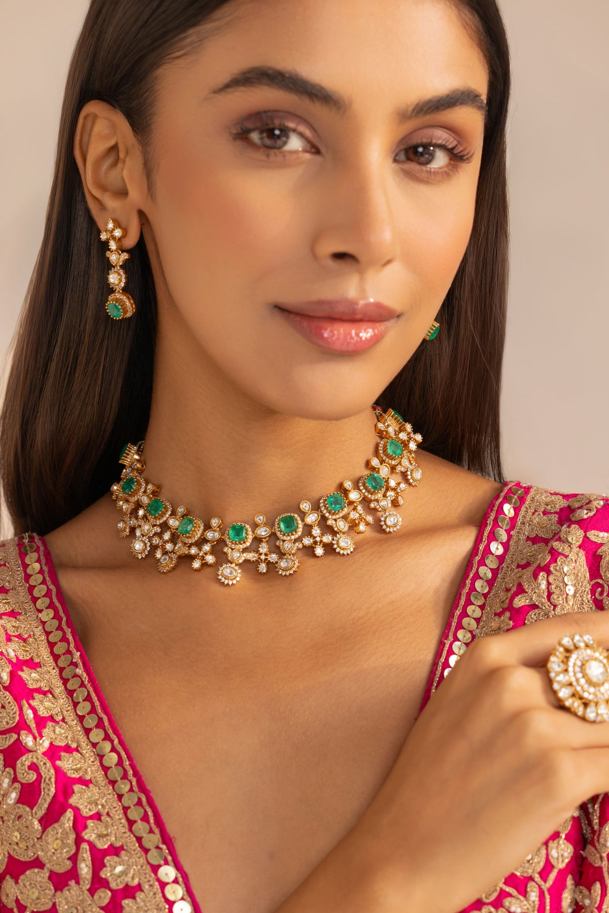 Ira Polki Choker Set