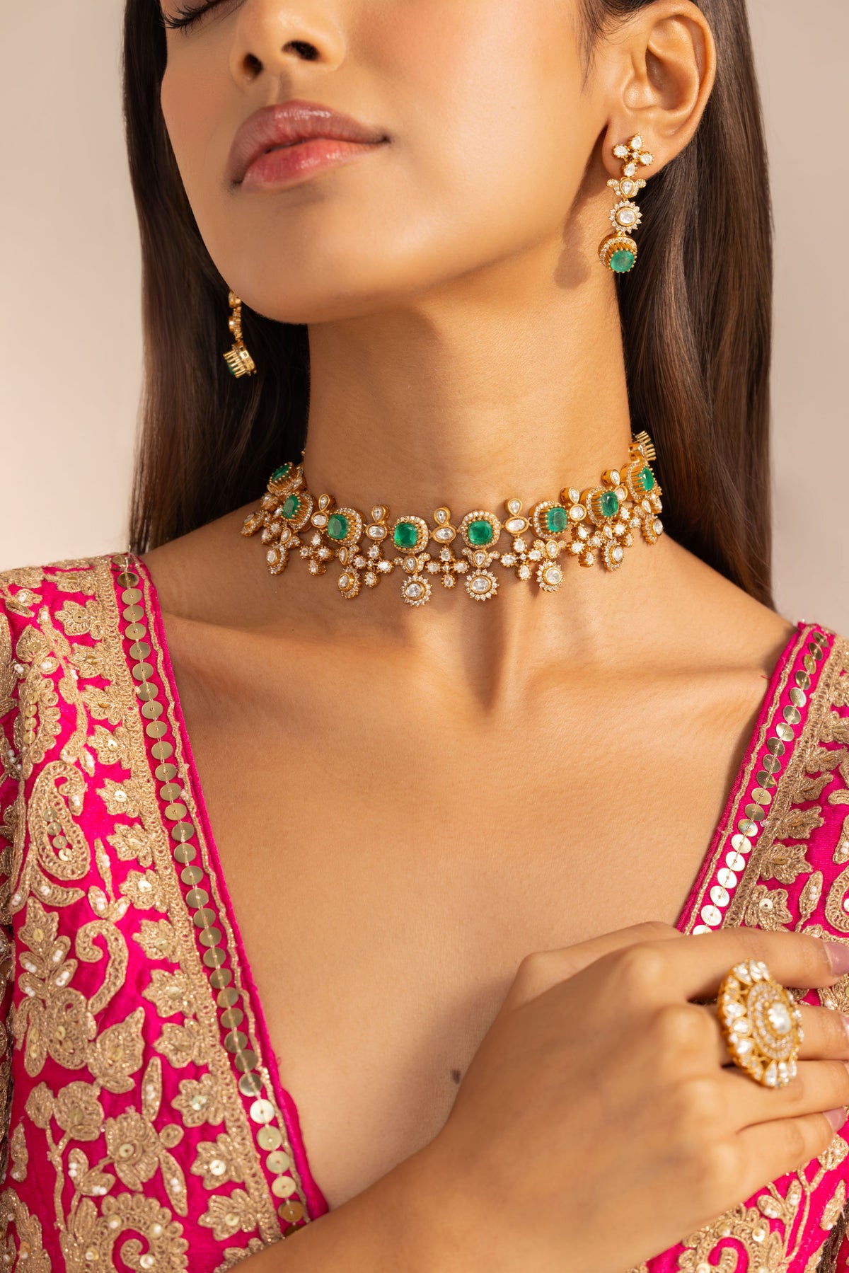 Ira Polki Choker Set