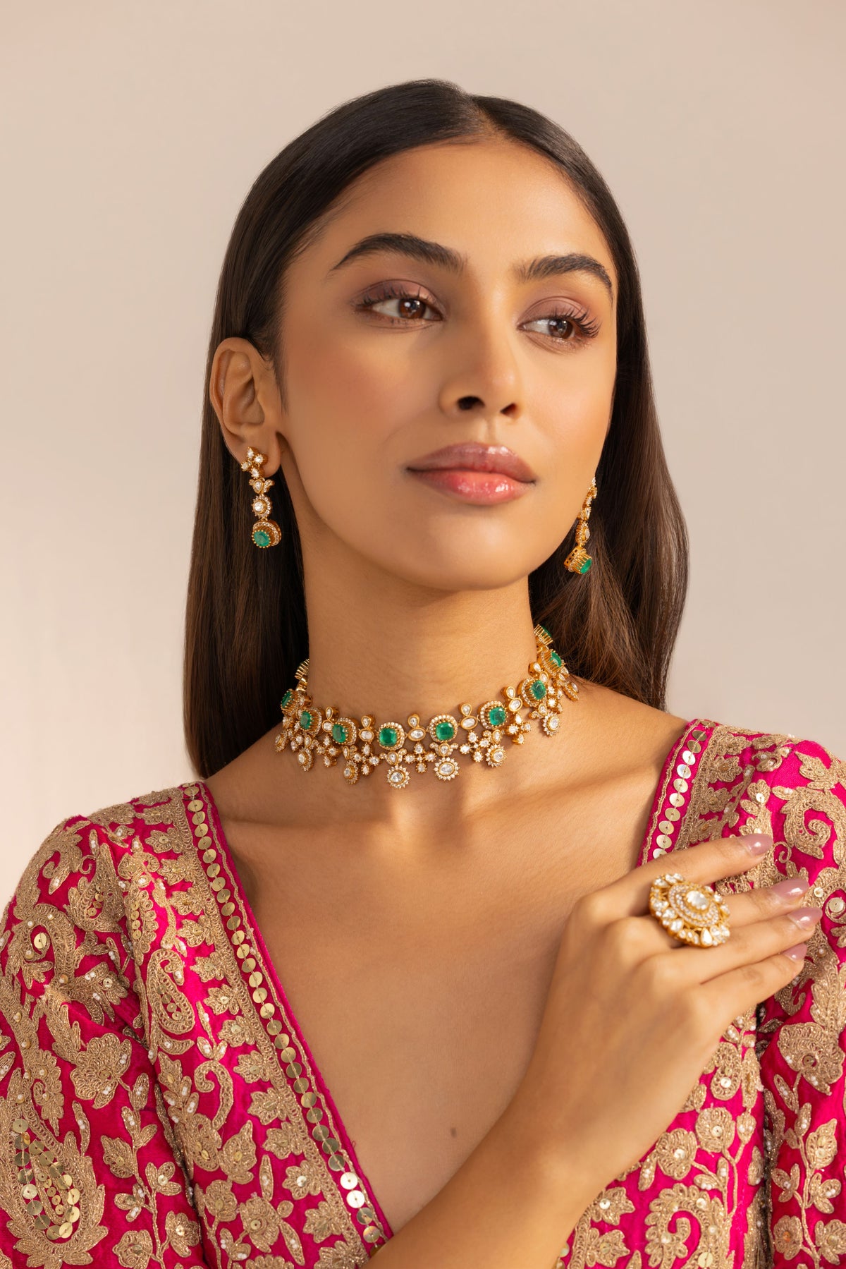 Ira Polki Choker Set