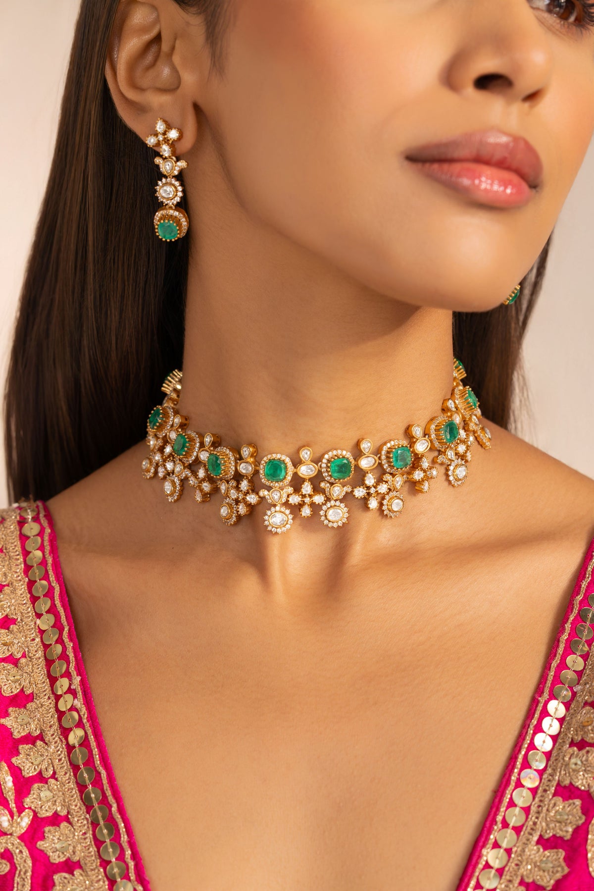 Ira Polki Choker Set