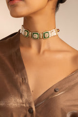 Emerald Polki Royal Choker