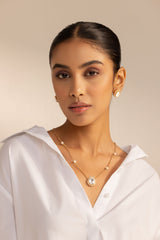Saher Polki Pendant Set