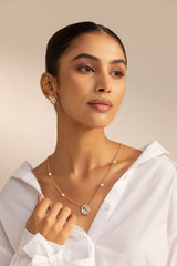 Saher Polki Pendant Set