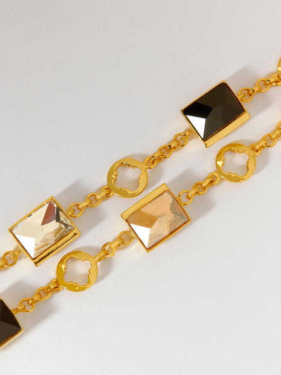 Monochrome Double Strand Bracelet