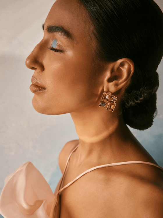 Multicolour Crystal Earrings