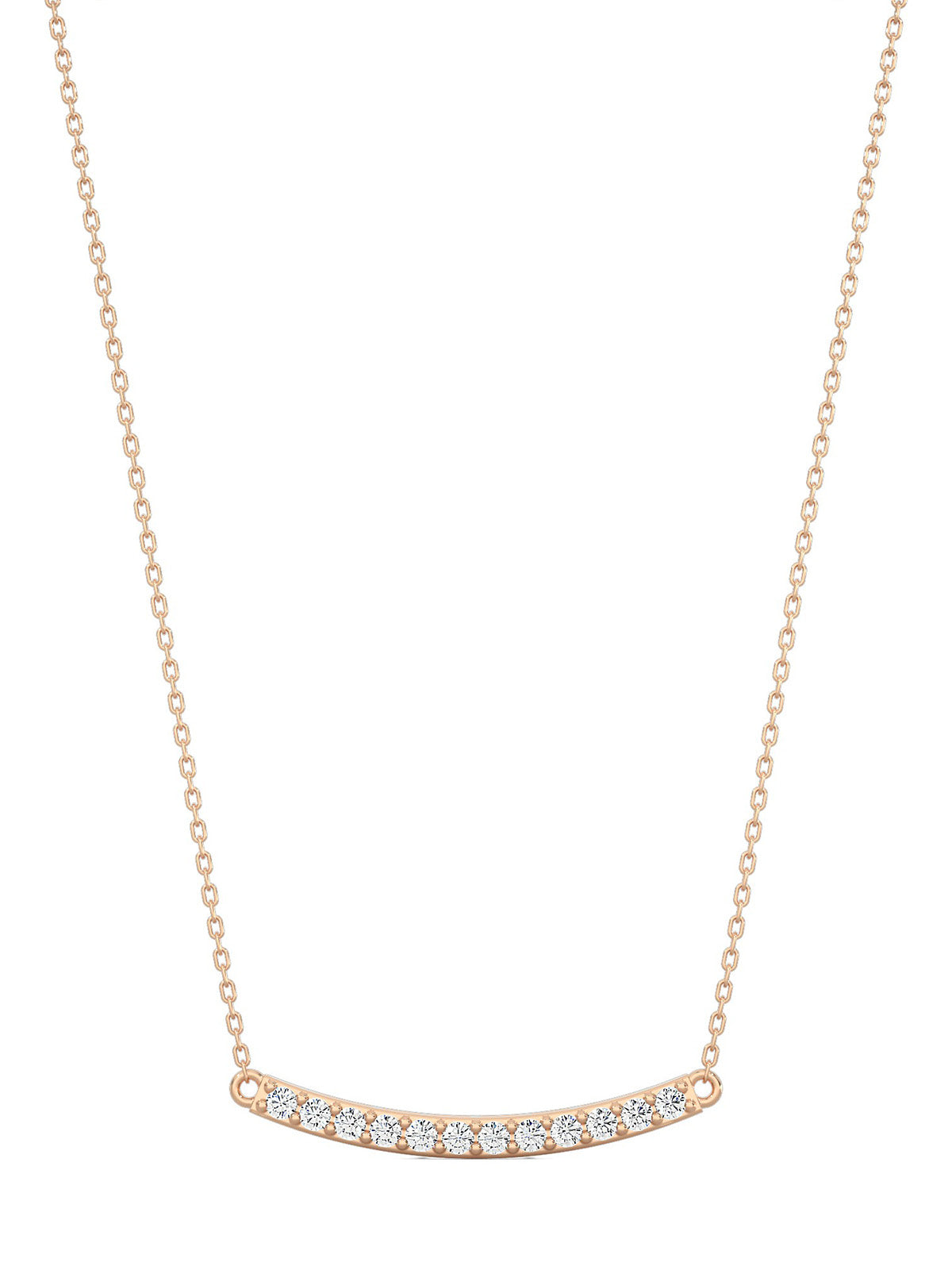 Pave Bar Necklace