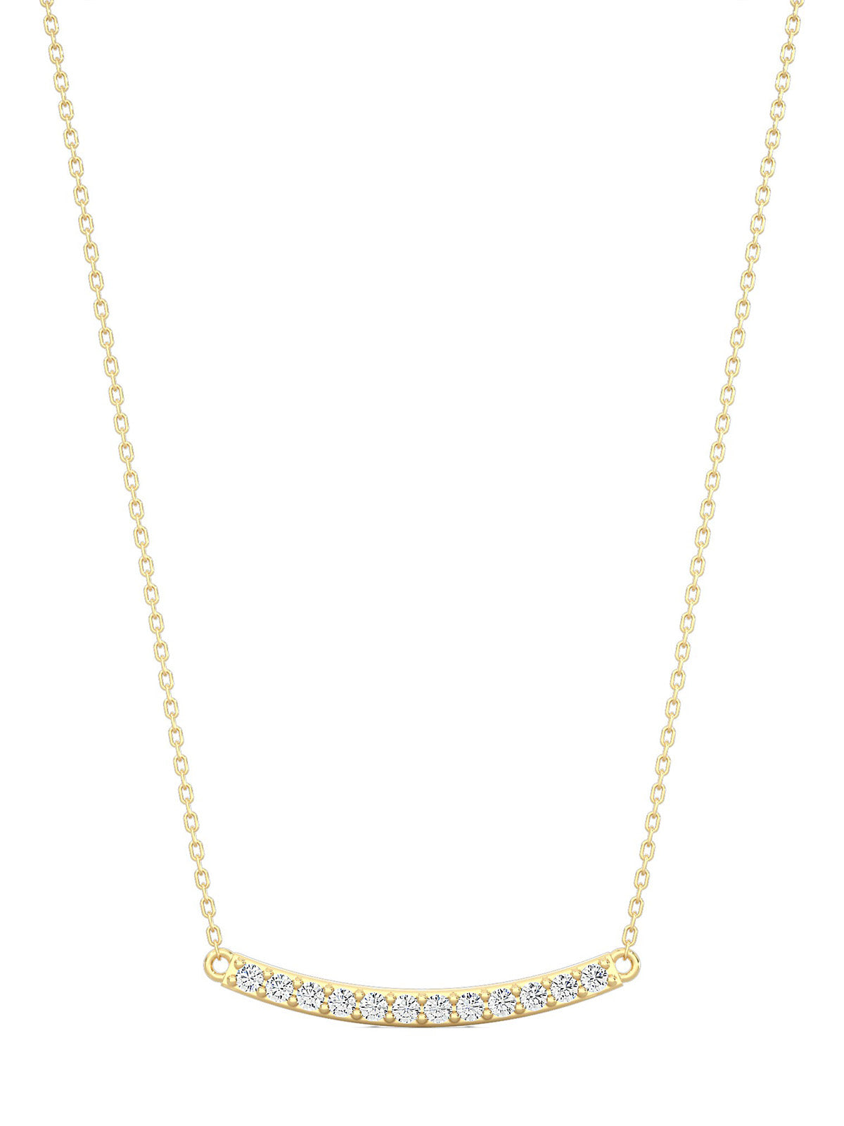 Pave Bar Necklace