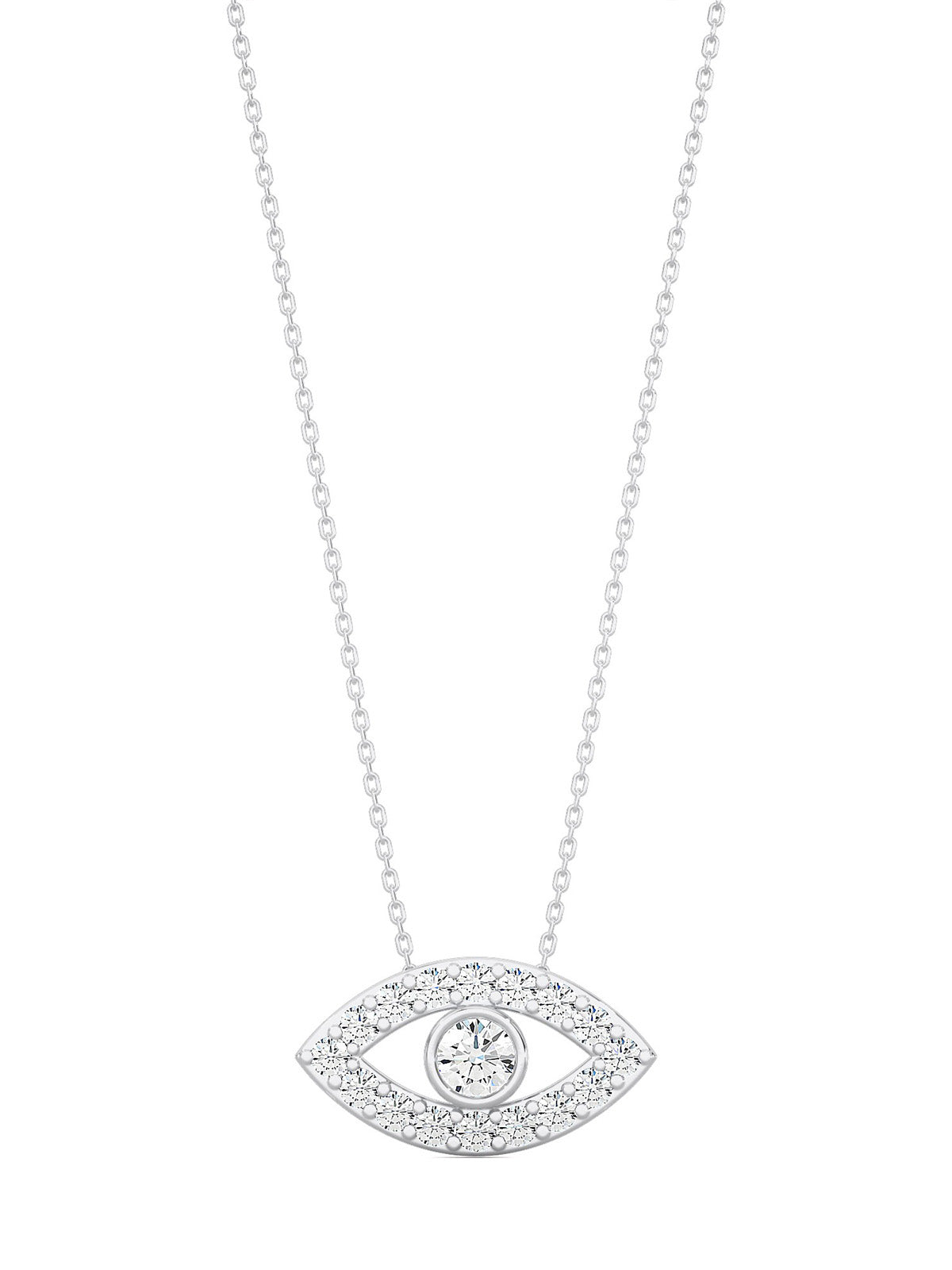 Sparkling Evil Eye Necklace