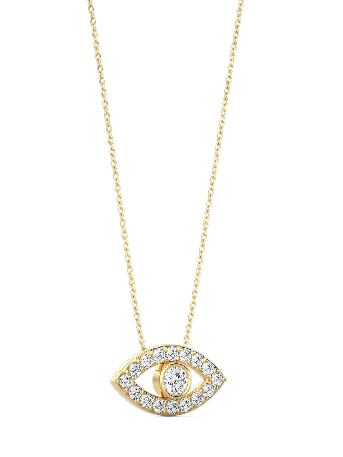 Sparkling Evil Eye Necklace