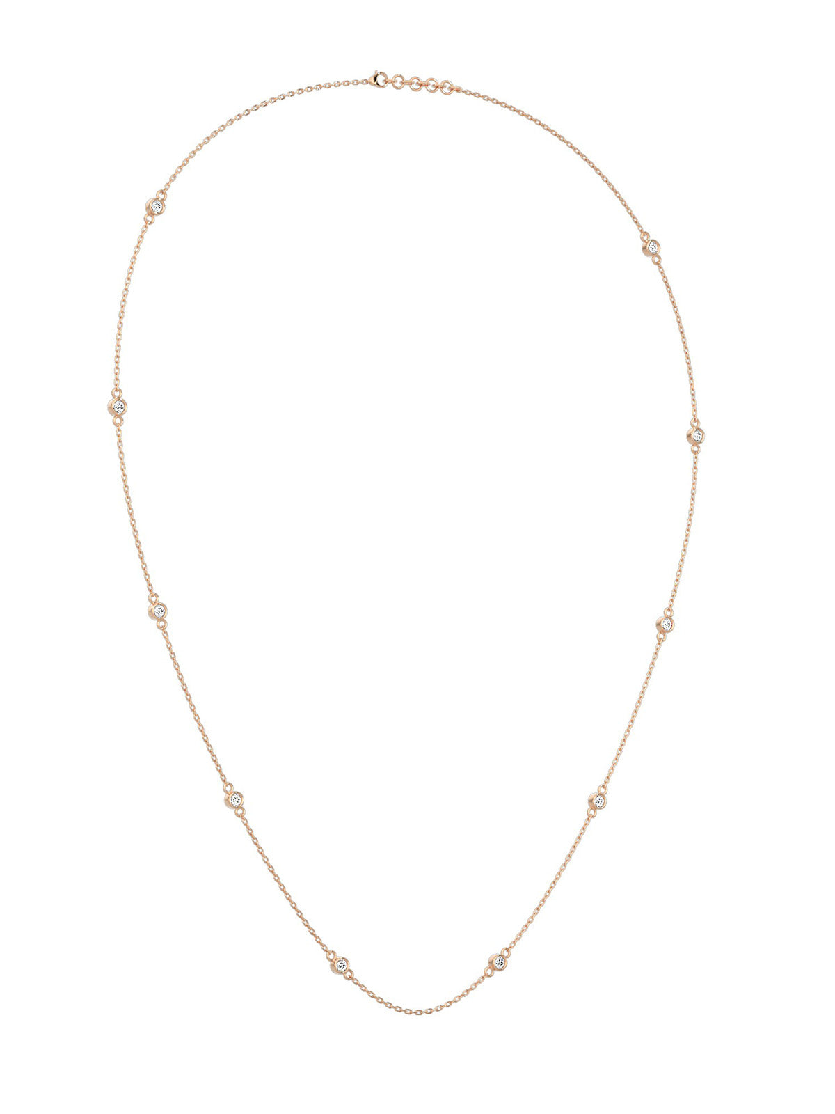 Circle Drops Necklace