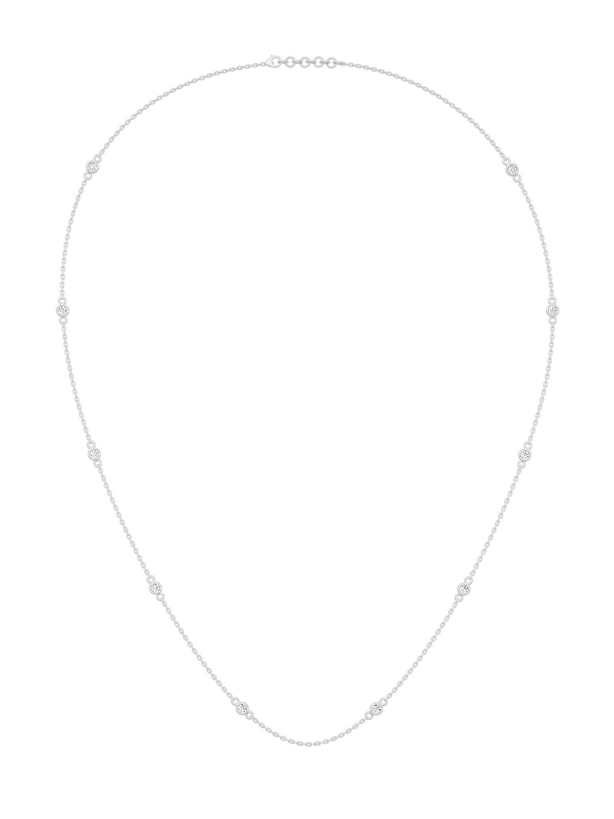 Circle Drops Necklace