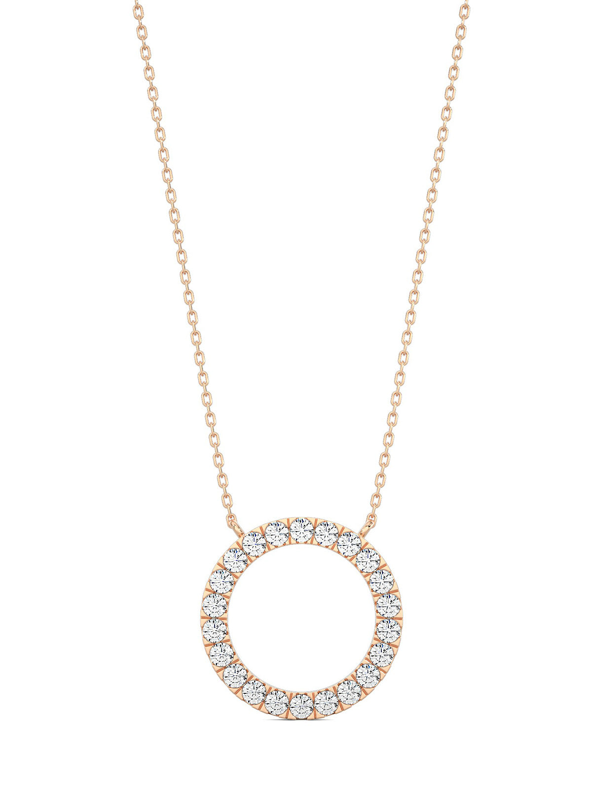 Full Circle Diamond Necklace