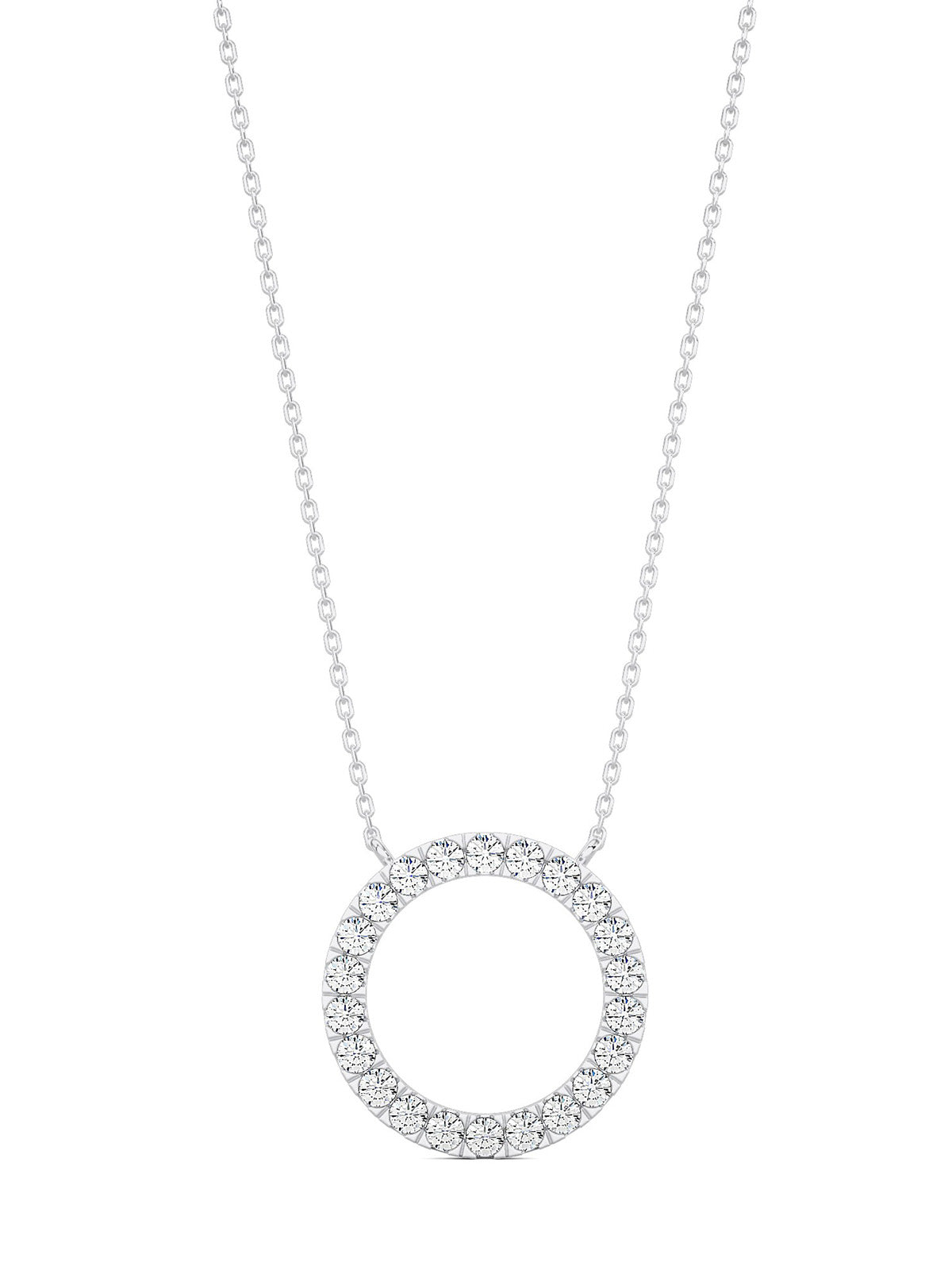 Full Circle Diamond Necklace