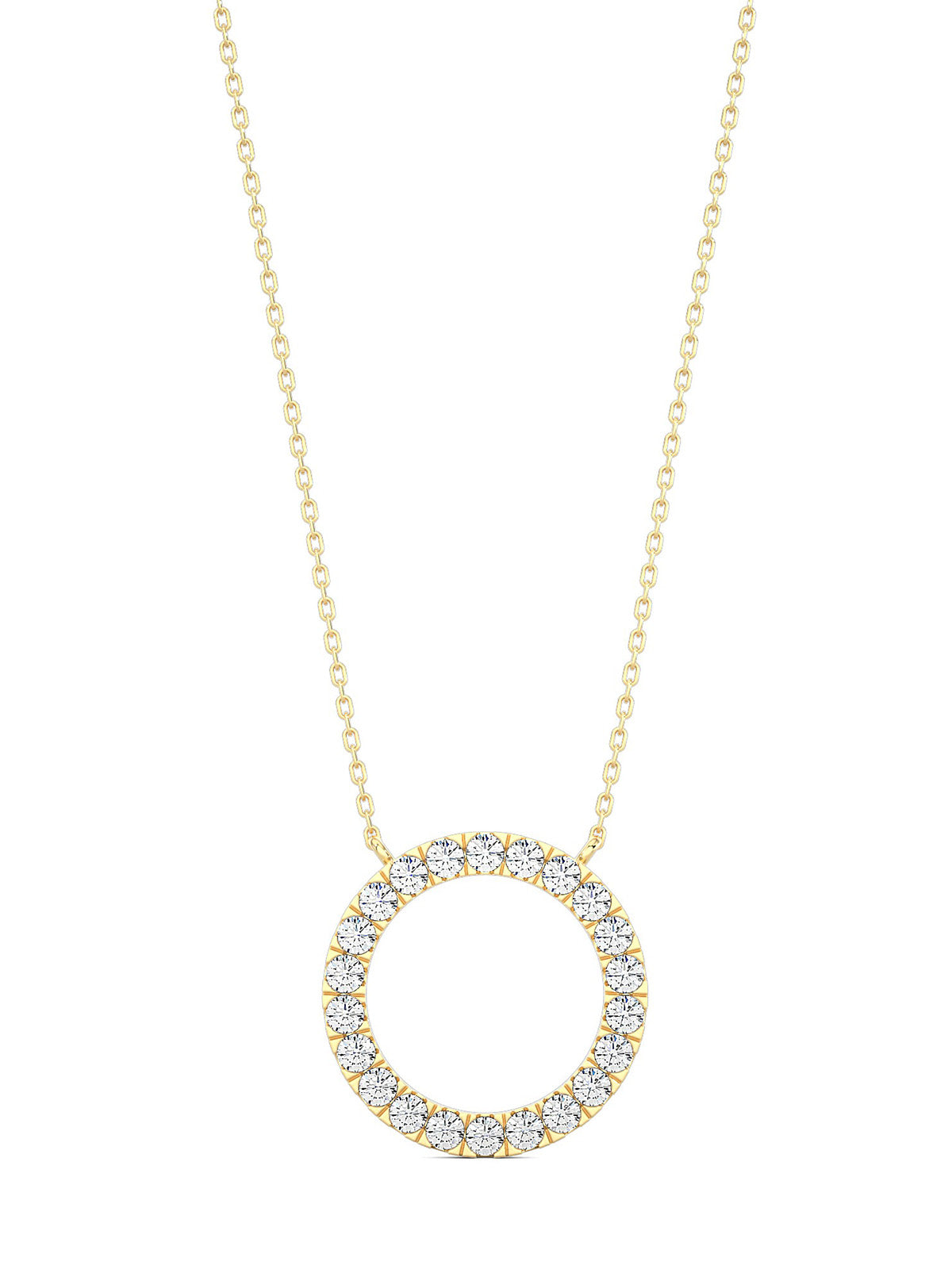 Full Circle Diamond Necklace