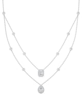 Double Layer Diamond Necklace