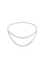 Gold Celestial CZ Statement Necklace