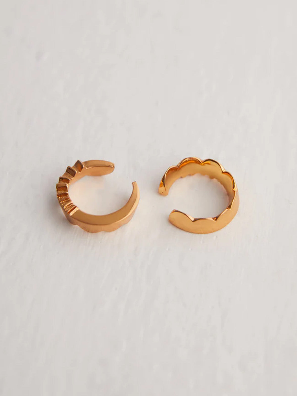 Scalloped Rings