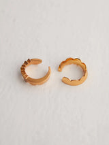 Scalloped Rings