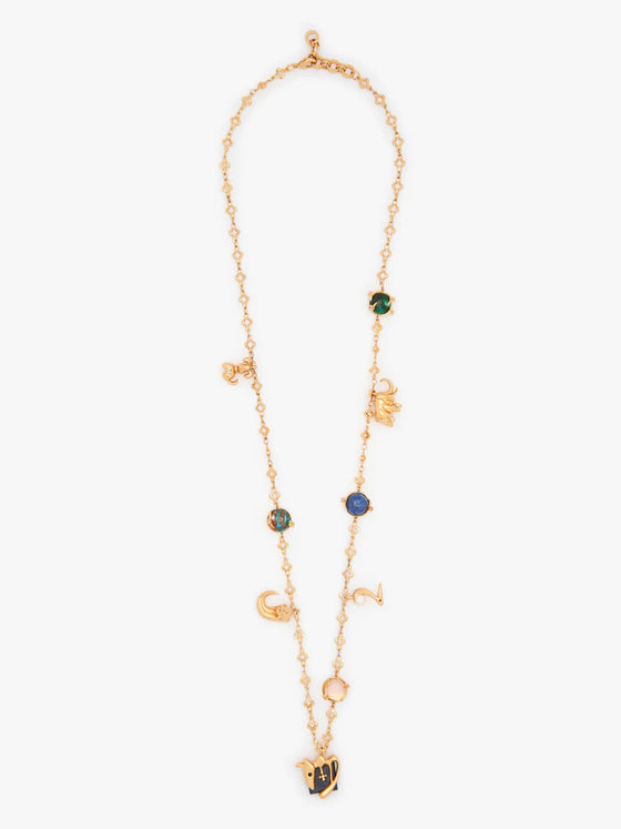 Scorpio Vintage Celestial Halo Necklace