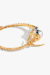 Seanymph Statement Gold Plated Collar Necklace