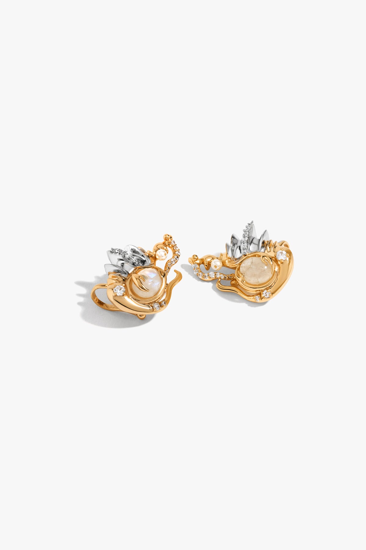 Seanymph Gold Plated Clip-On Earrings
