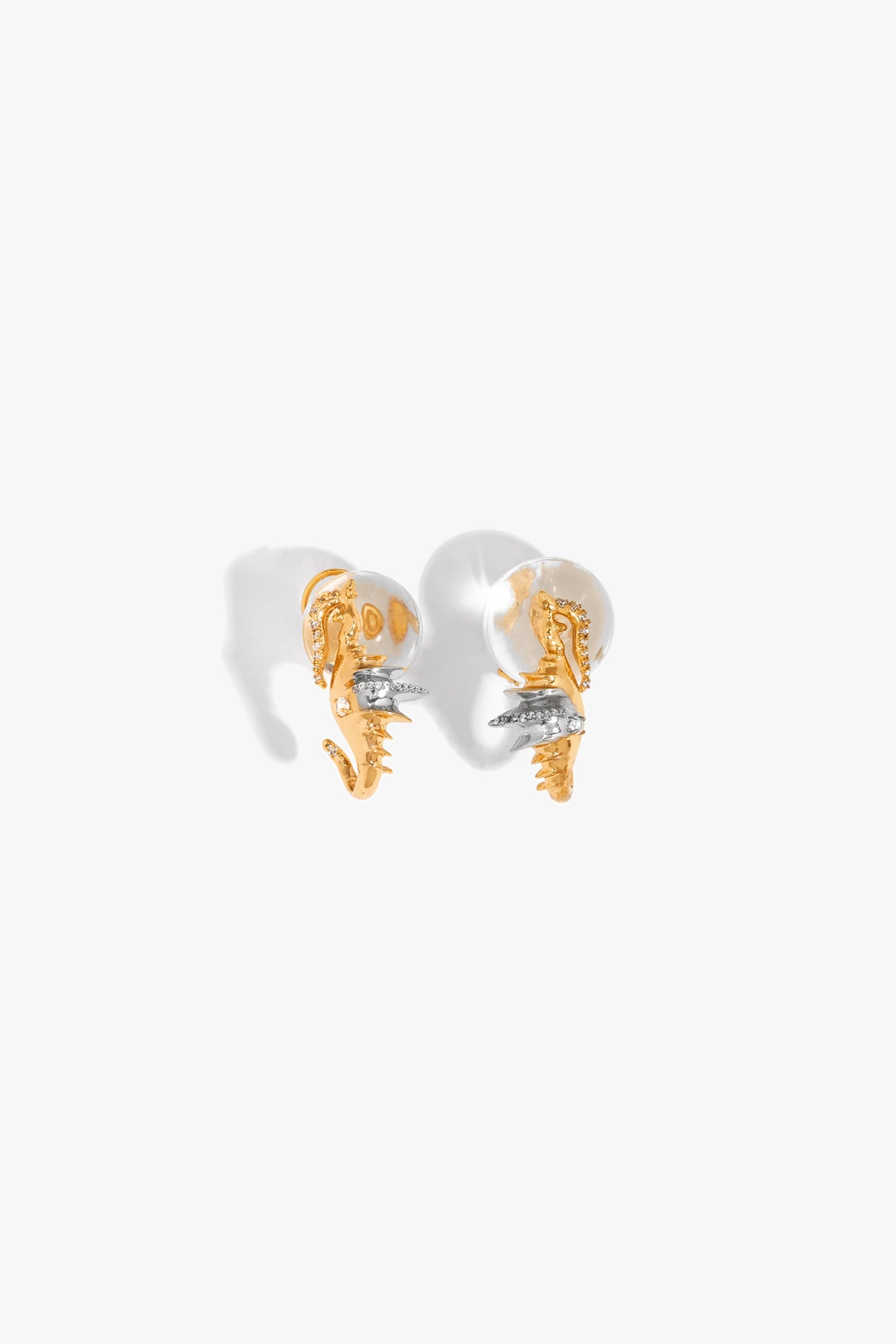 Seanymph Celestial Motif Stud Earrings