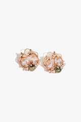 Leopard Guardian Prehnite Studs