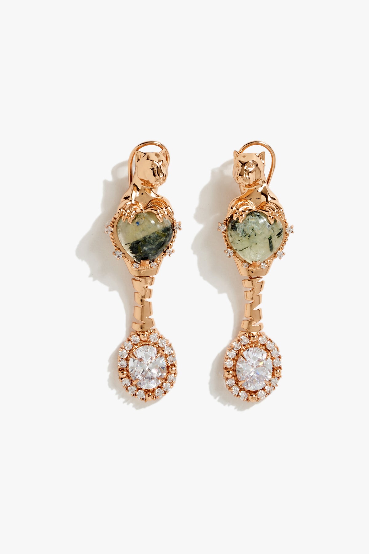 Prehnite Leopard Trail Danglers