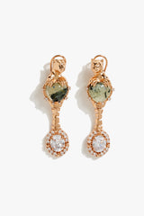 Prehnite Leopard Trail Danglers