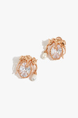 Leopard Arch Stud Earrings