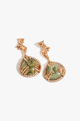 Leopard Claw Drop Earrings