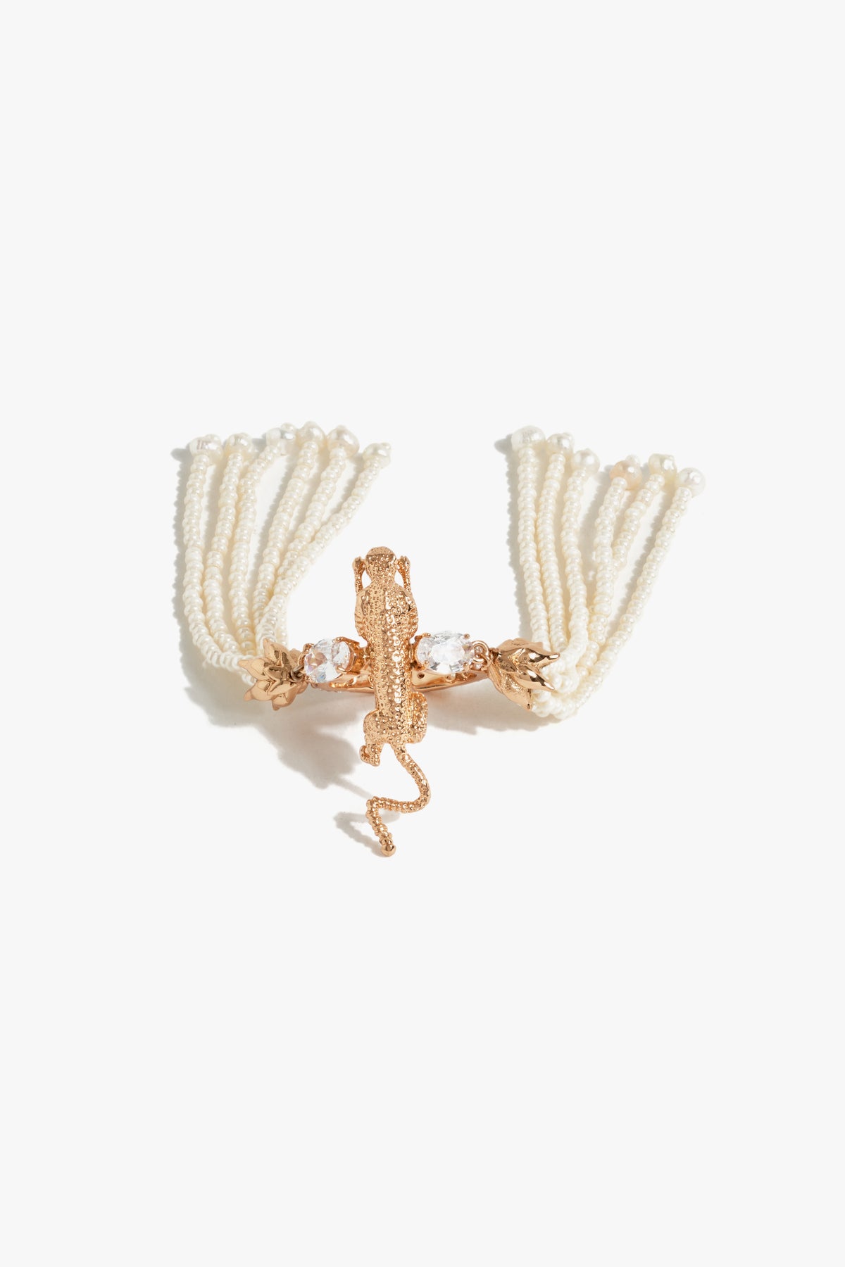Leopard Crest Cascade Ring