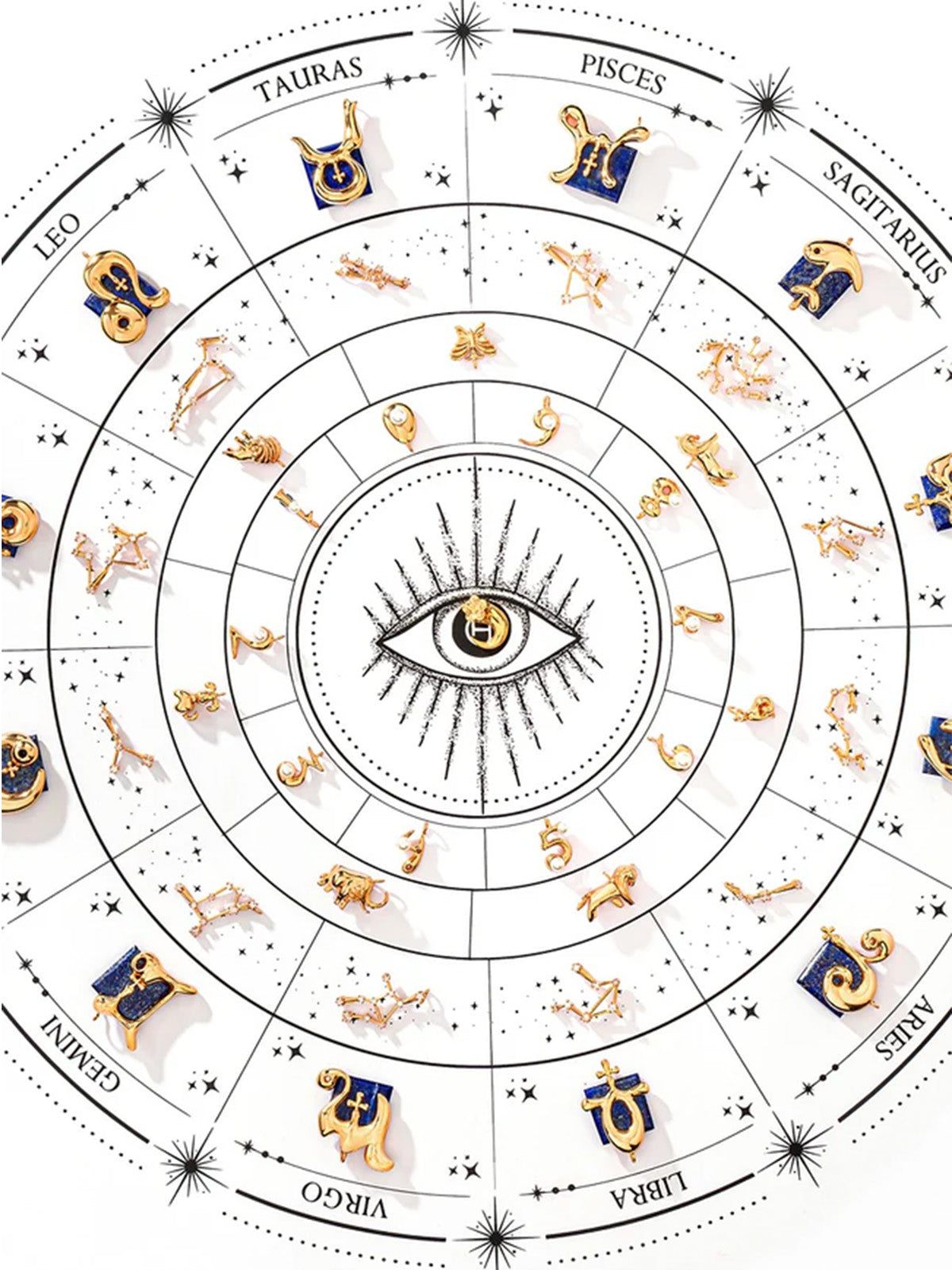 Aquarius Zodiac Pendant