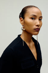 Modern Sculptural Ear Climber Earrings