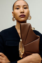 Sereis Concentric Gold Plated Hoop Earrings