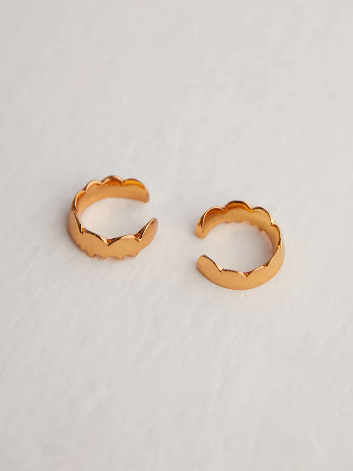 Scalloped Rings