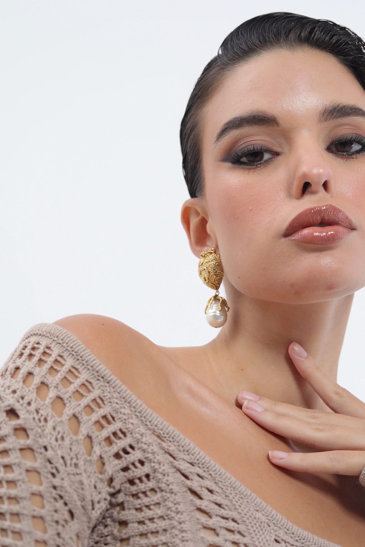 Petra Pearl Drop Earrings