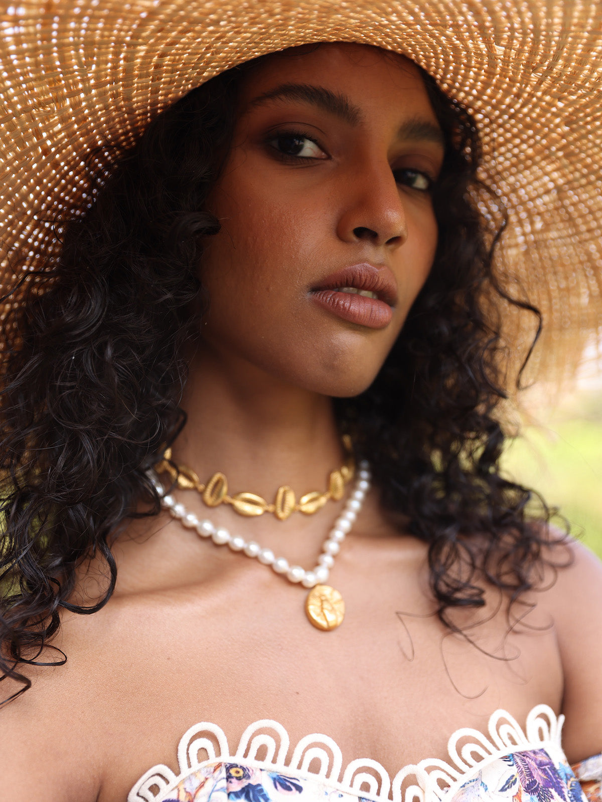 Pearl & Charm Pendant