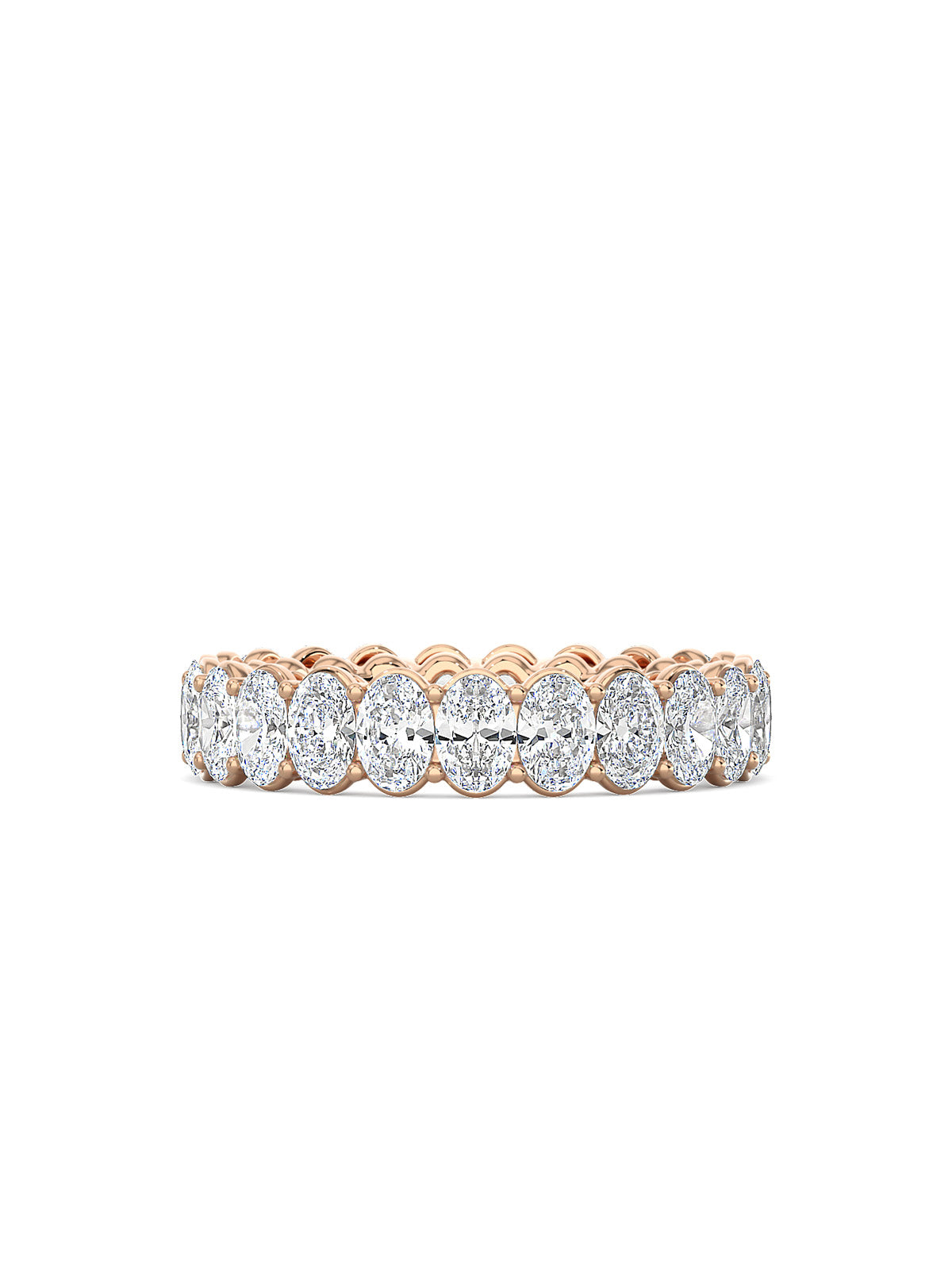 Oval Eternity Band