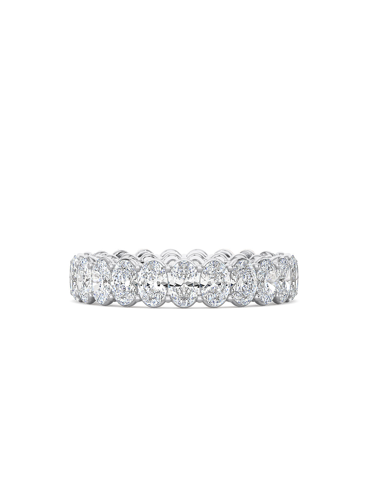 Oval Eternity Band