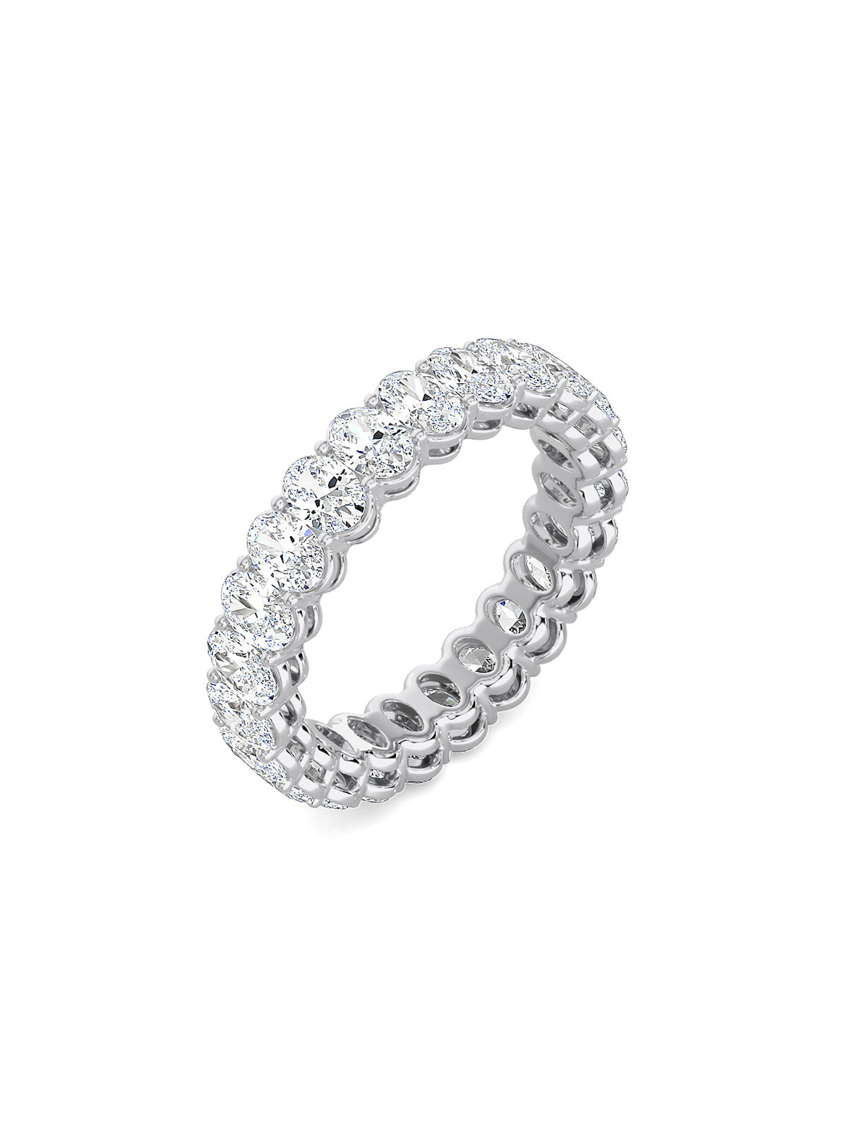 Oval Eternity Band